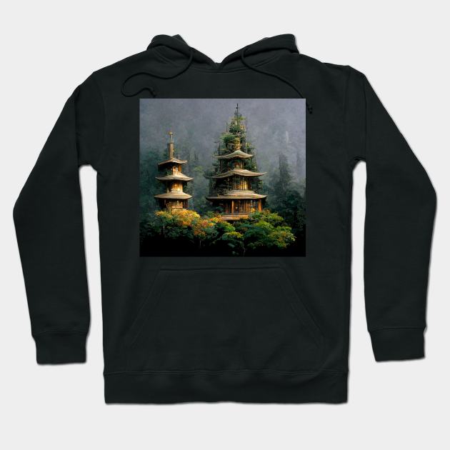 Zen Sharp - Fantasy Scapes Hoodie by ArkMinted